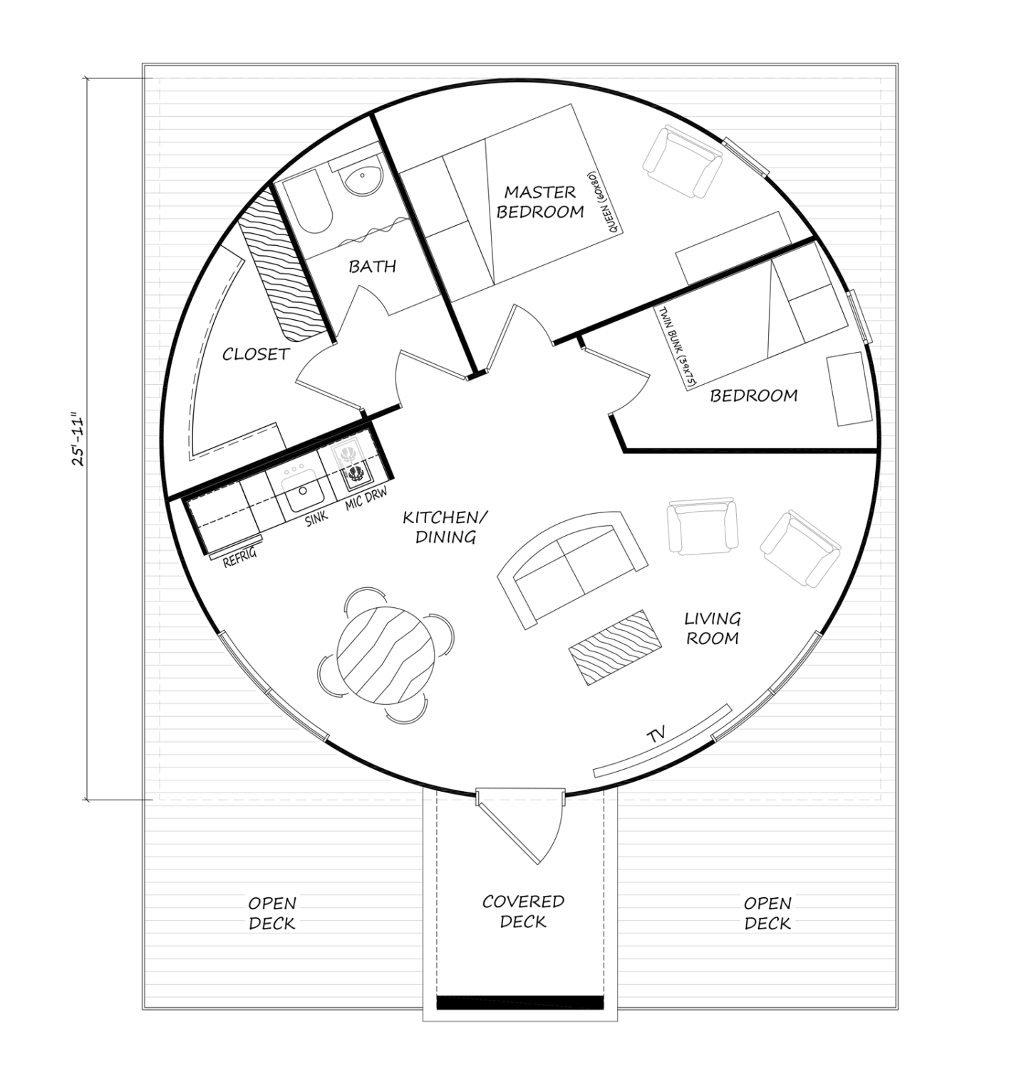 YURT-floor-plan-1 | Glenco Inc